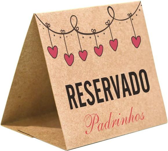 Prisma / Marcador de mesa personalizado