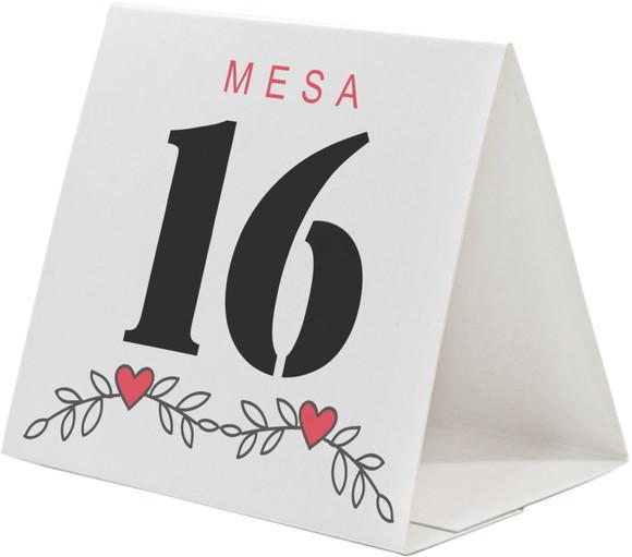 Prisma / Marcador de mesa personalizado