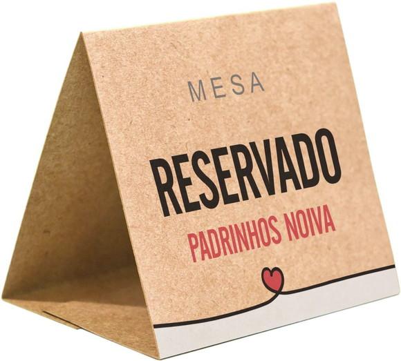 Prisma / Marcador de mesa personalizado