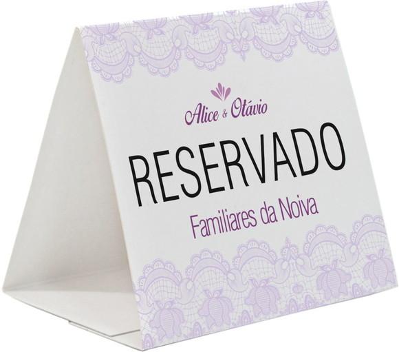 Prisma / Marcador de mesa personalizado
