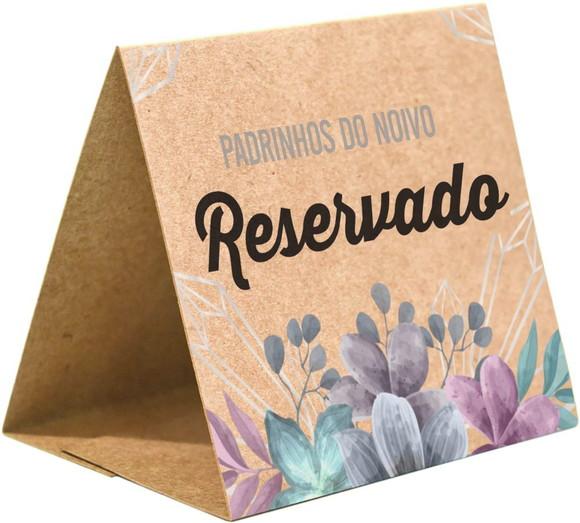 Prisma / Marcador de mesa personalizado