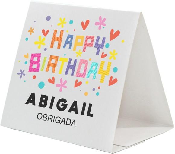 Prisma / Marcador de mesa personalizado festas