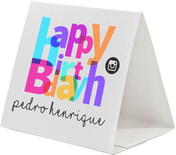 Prisma / Marcador de mesa personalizado festas