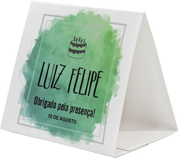 Prisma / Marcador de mesa personalizado festas