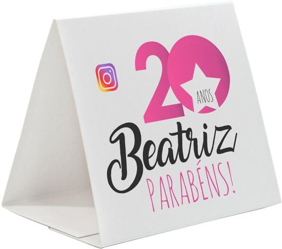 Prisma / Marcador de mesa personalizado festas