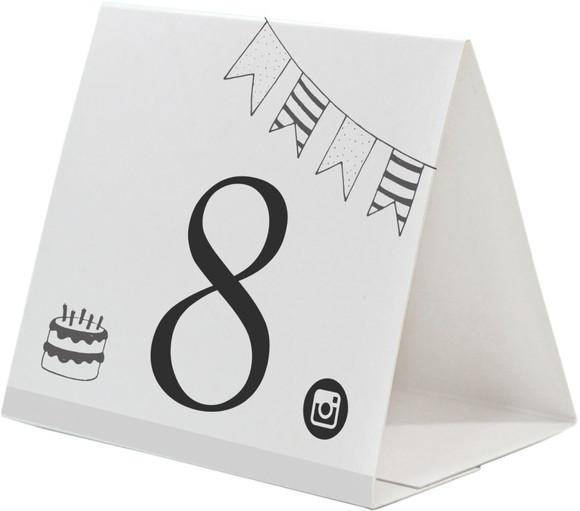Prisma / Marcador de mesa personalizado festas