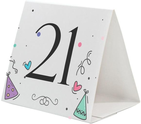 Prisma / Marcador de mesa personalizado festas