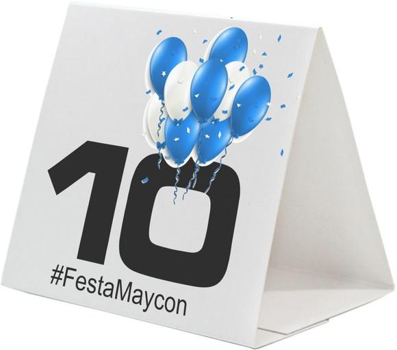 Prisma / Marcador de mesa personalizado festas