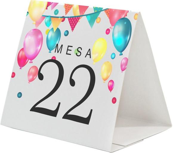 Prisma / Marcador de mesa personalizado festas