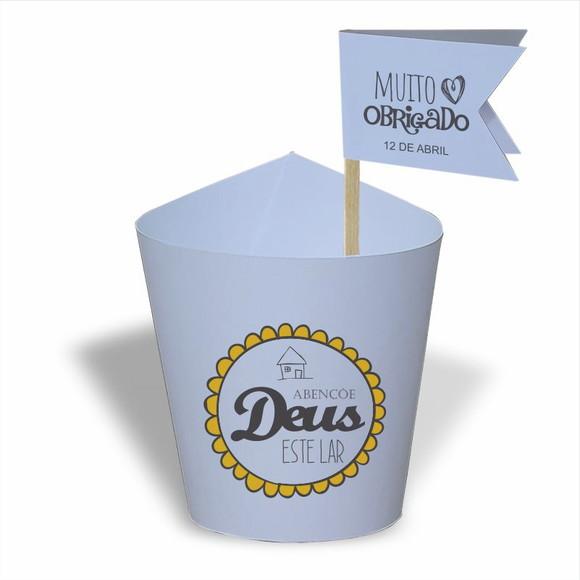 Rótulo mini suculenta + tag bandeirinha + palito. Frases