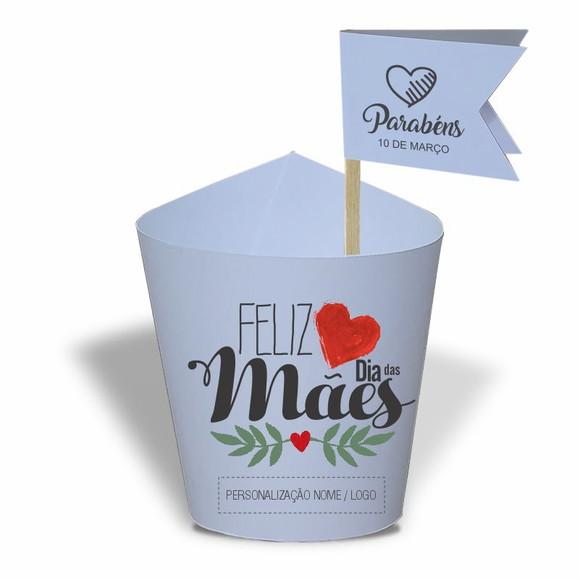 Rótulo Mini Suculenta Dia das Mães, Personalizado. Mod.06