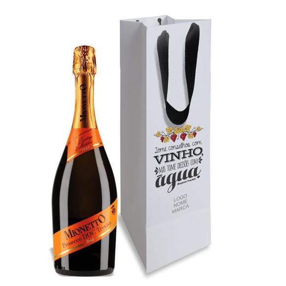 Sacola Garrafa Personalizada. Mod013.