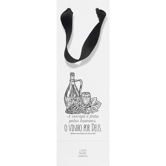 Sacola Garrafa Personalizada. Mod031.
