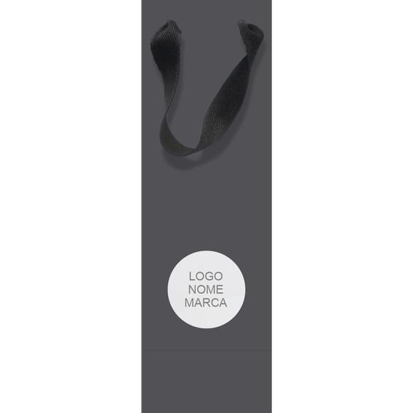 Sacola Mini Garrafa Personalizada Black. Mod033.