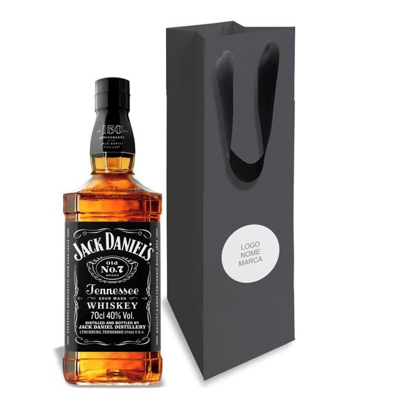 Sacola Mini Garrafa Personalizada Black. Mod033.