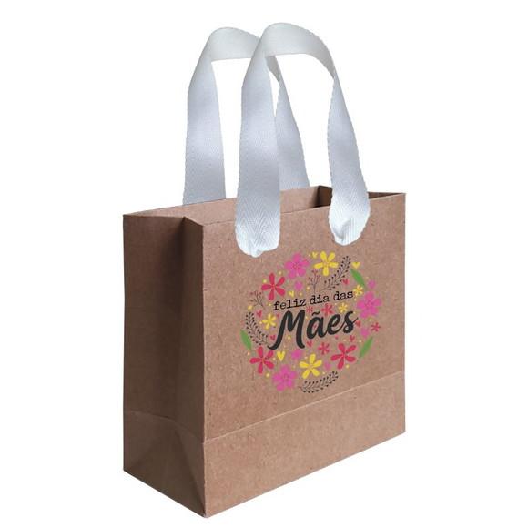 Sacolinha com Alça, Dia das Mães, Personalizada. Mod.01.