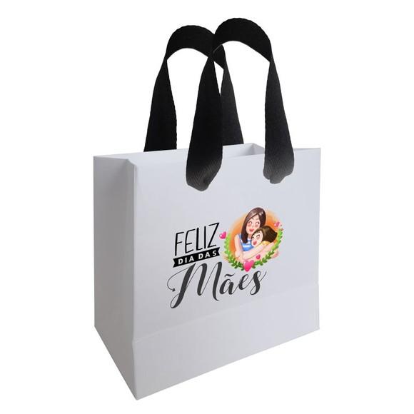 Sacolinha com Alça, Dia das Mães, Personalizada. Mod.03.