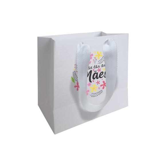 Sacolinha com Alça, Dia das Mães, Personalizada. Mod.01.