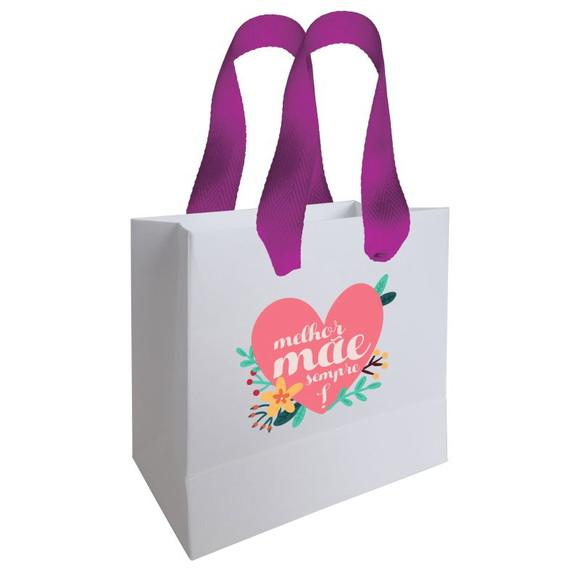 Sacolinha com Alça, Dia das Mães, Personalizada. Mod.02.
