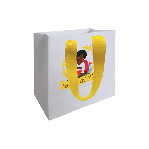 Sacolinha com Alça, Dia das Mães, Personalizada. Mod.05.
