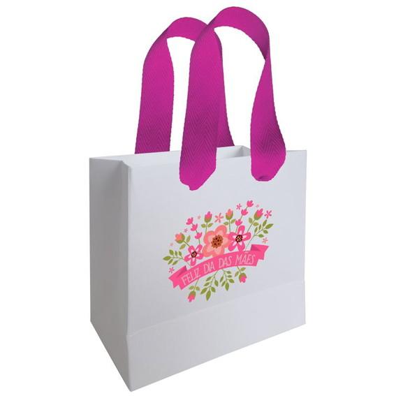Sacolinha com Alça, Dia das Mães, Personalizada. Mod.08.