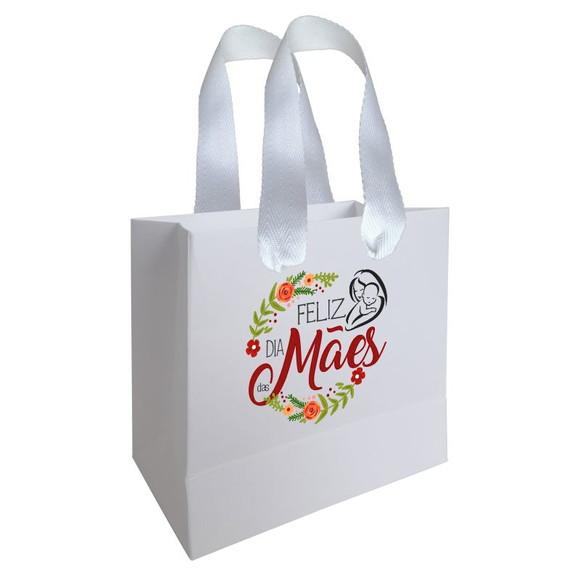 Sacolinha com Alça, Dia das Mães, Personalizada. Mod.10.