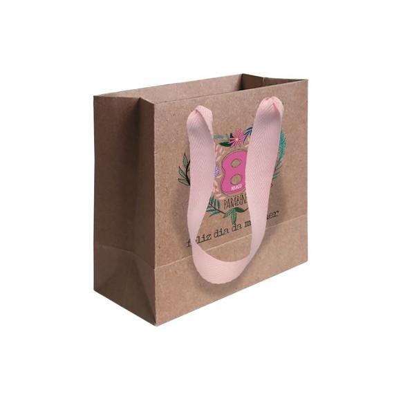 Sacolinha com Alça, Dia das Mulheres, Personalizada. Mod.03