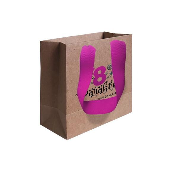 Sacolinha com Alça, Dia das Mulheres, Personalizada. Mod.04