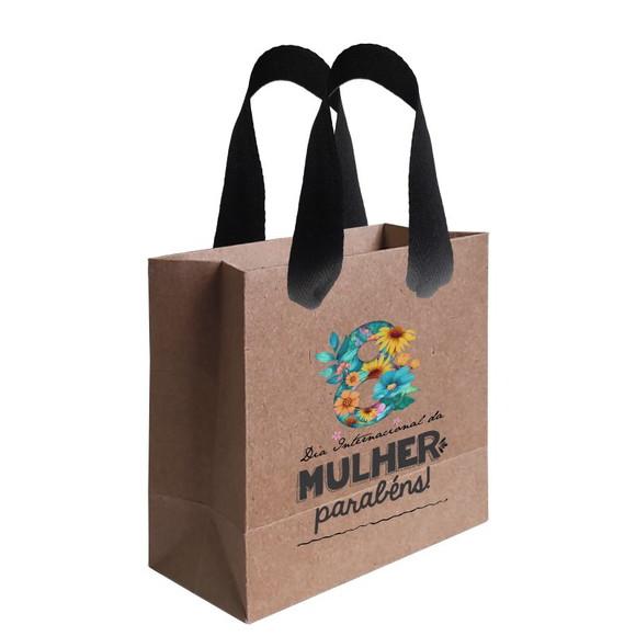 Sacolinha com Alça, Dia das Mulheres, Personalizada. Mod.05