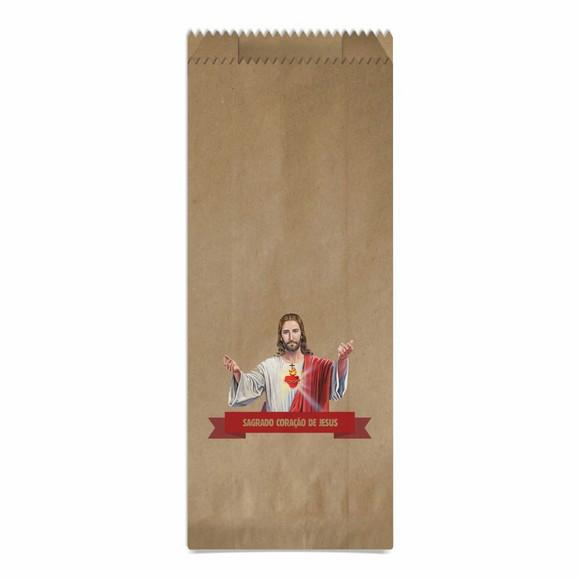 Sagrado Coração de Jesus - Saquinho Kraft Simples