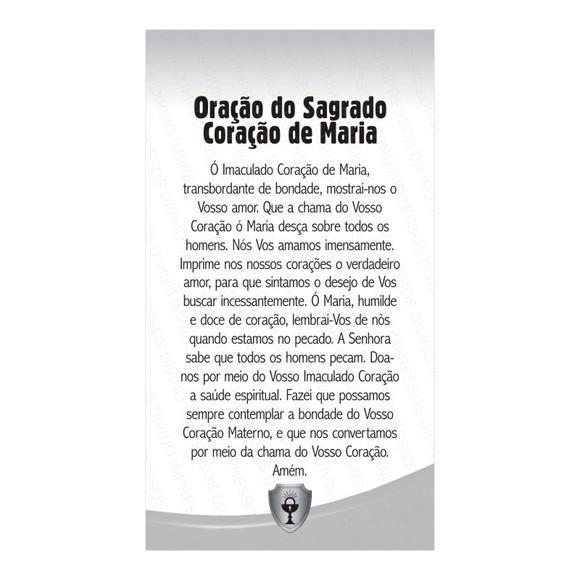 SAGRADO CORAÇÃO DE MARIA | CARTÃO DE BOLSO + MINI IMAGEM
