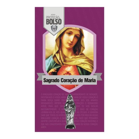 SAGRADO CORAÇÃO DE MARIA | CARTÃO DE BOLSO + MINI IMAGEM