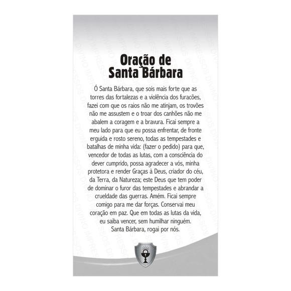 SANTA BÁRBARA | CARTÃO DE BOLSO + MINI IMAGEM
