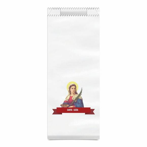 Santa Luzia - Saquinho Kraft Simples Personalizado