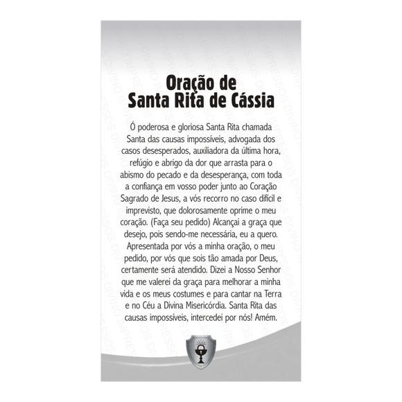 SANTA RITA DE CÁSSIA | CARTÃO DE BOLSO + MINI IMAGEM