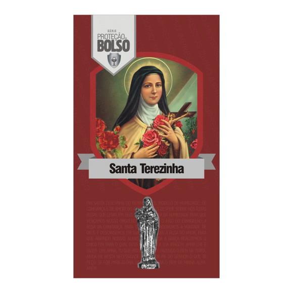 SANTA TEREZINHA | CARTÃO DE BOLSO + MINI IMAGEM