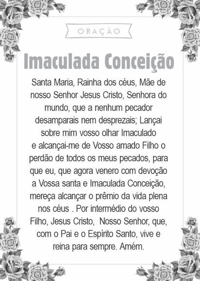 Santinho Imaculada Conceição. Pcte c/ 250 Unids