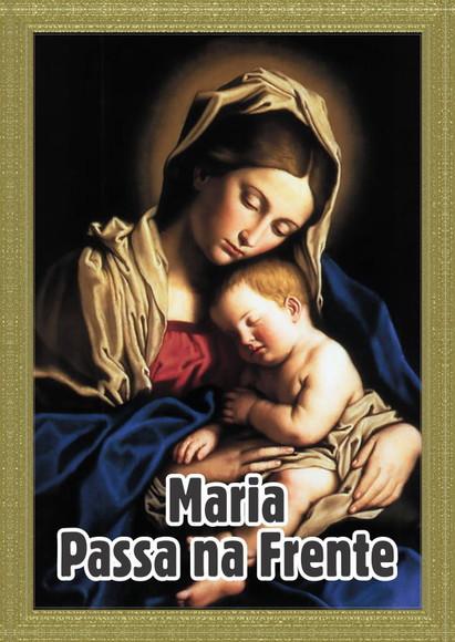 Santinho Maria Passa na Frente. Pcte c/ 250 Unids