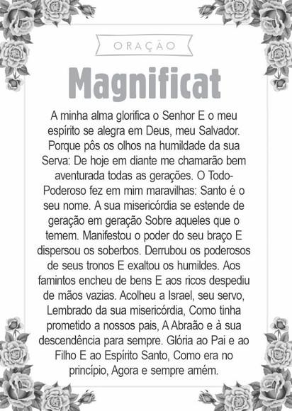 Santinho Magnificat. Pcte c/ 250 Unids