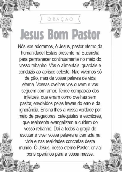 Santinho Jesus Bom Pastor. Pcte c/ 250 Unids