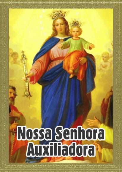 Santinho Nossa Senhora Auxiliadora. Pcte c/ 250 Unids