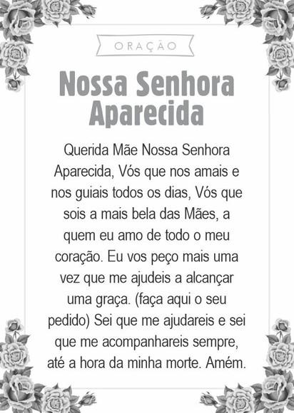 Santinho Nossa Senhora Aparecida. Pcte c/ 250 Unids