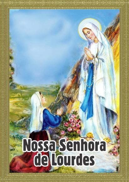 Santinho Nossa Senhora de Lourdes. Pcte c/ 250 Unids