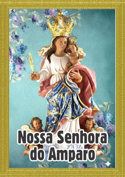 Santinho Nossa Senhora do Amparo. Pcte c/ 250 Unids