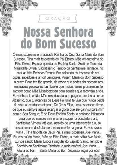Santinho Nossa Senhora do Bom Sucesso. Pcte c/ 250 Unids