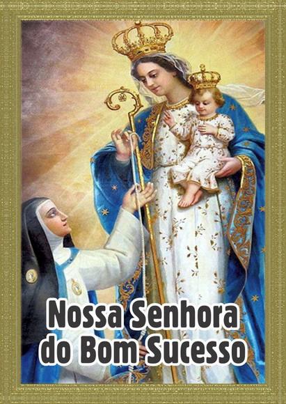 Santinho Nossa Senhora do Bom Sucesso. Pcte c/ 250 Unids