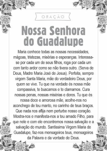 Santinho Nossa Senhora do Guadalupe. Pcte c/ 250 Unids