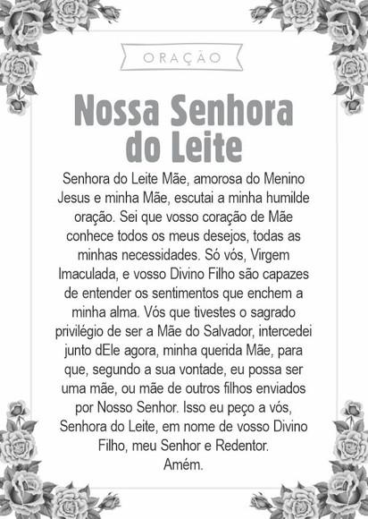 Santinho Nossa Senhora do Leite. Pcte c/ 250 Unids
