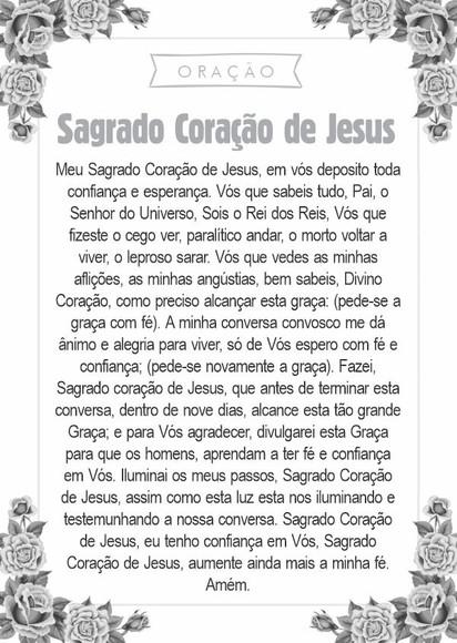 Santinho Sagrado Coração de Jesus. Pcte c/ 250 Unids