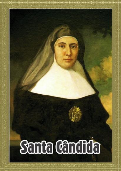 Santinho Santa Cândida. Pcte c/ 250 Unids